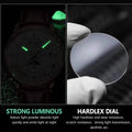 Montre POEDAGAR en cuir étanche, lumineuse, de grande marque de luxe pour hommes. + 🎁 Surprise 🎁