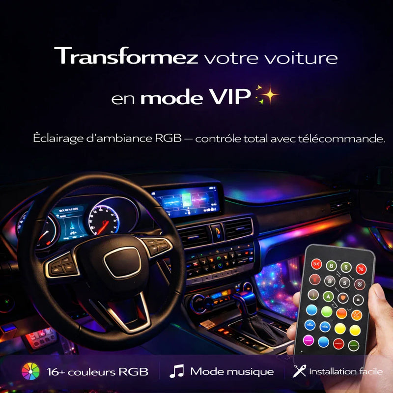 LED Intérieur Voiture (Télécommande)