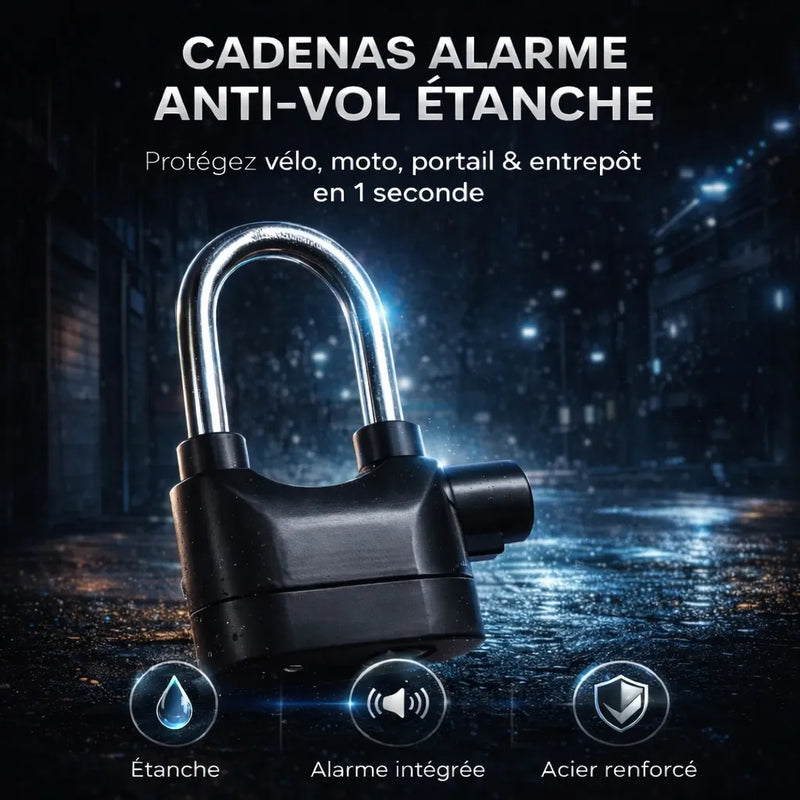 Cadenas de Sécurité avec Alarme